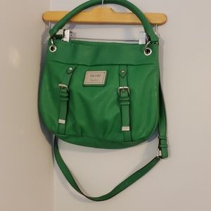 Kelly green cross body purse